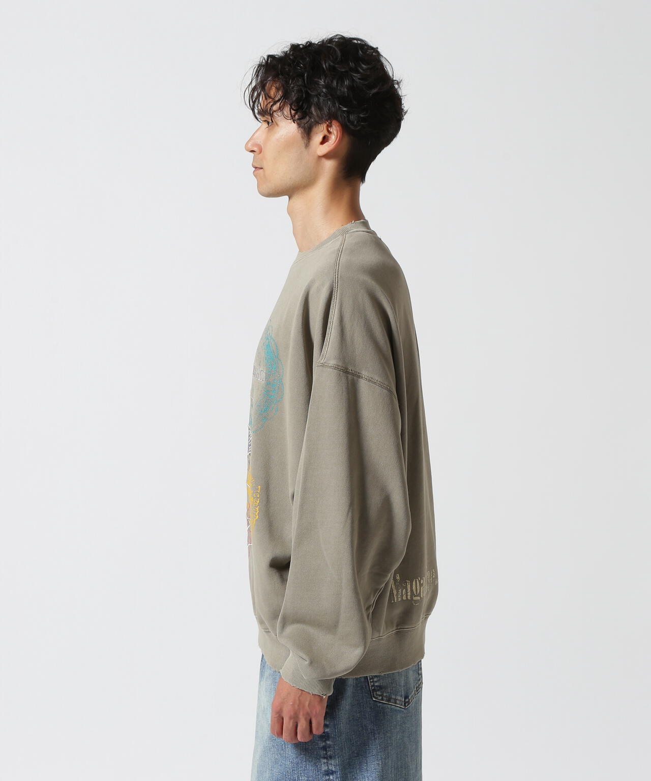 LUSOR（ルーソル）PIGMENT SWEAT STAMP ピグメントスウェット スタンプ