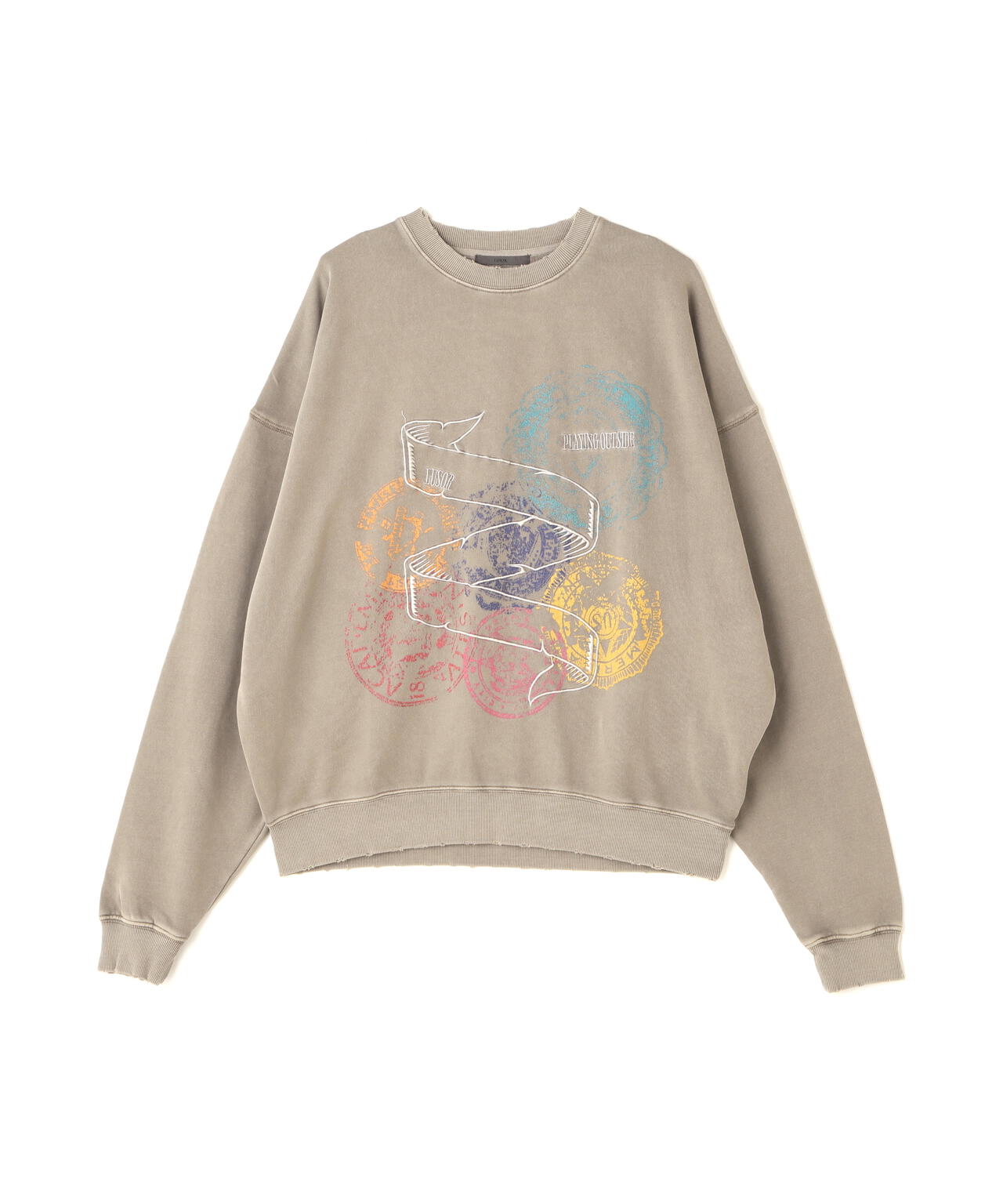 LUSOR（ルーソル）PIGMENT SWEAT STAMP ピグメントスウェット スタンプ