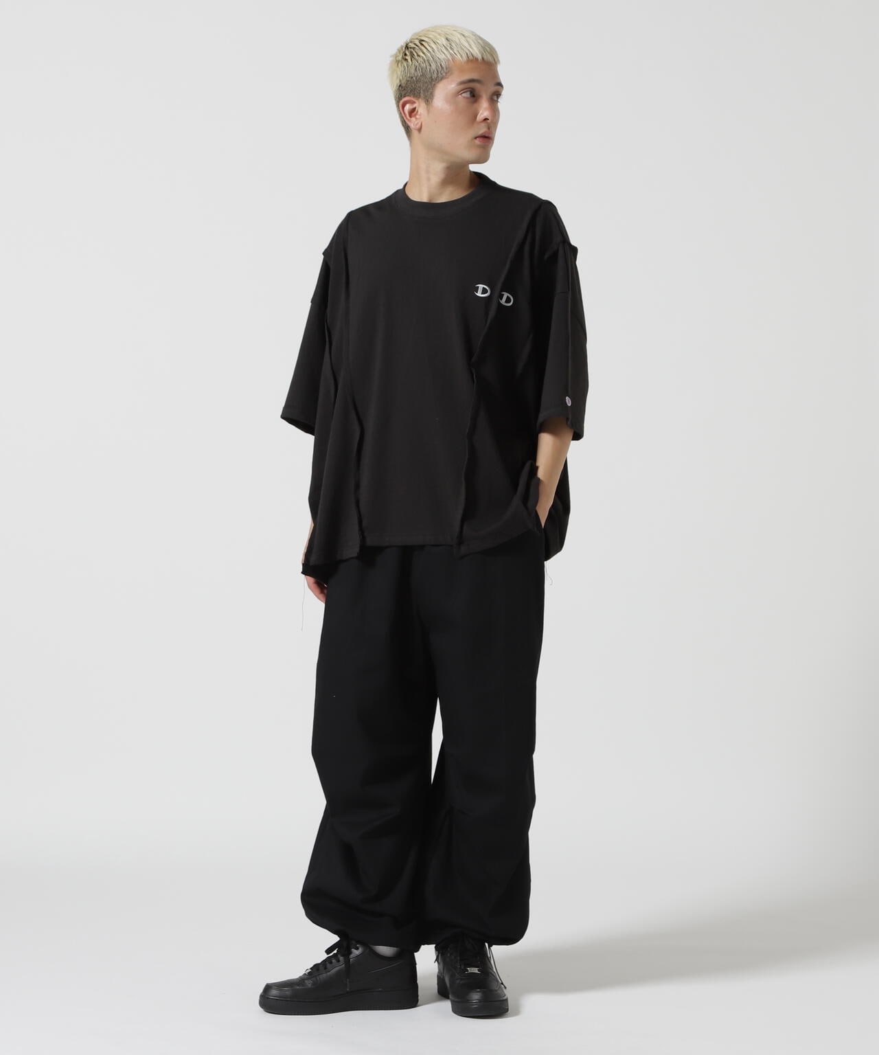 DISCOVERED(ディスカバード) 別注DOCKING WIDE S/S TEE