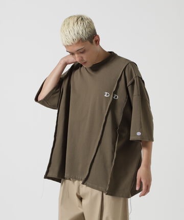 DISCOVERED(ディスカバード) 別注DOCKING WIDE S/S TEE