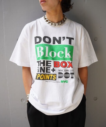 【先行予約 5月下旬-6月上旬入荷予定】GOOD ROCK SPEED  NYC BLOCKTシャツ/24NYC103W