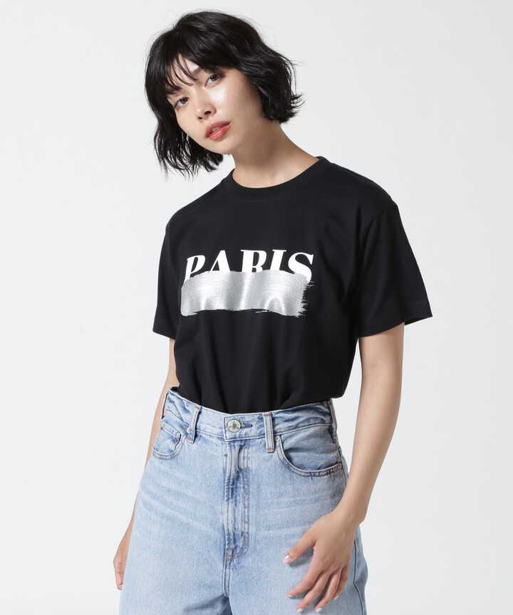 DROIT BELLO（ドロイトベロ）SILVERブラッシュPARIS Tシャツ