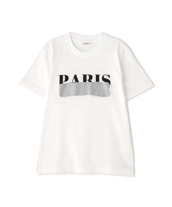 DROIT BELLO（ドロイトベロ）SILVERブラッシュPARIS Tシャツ