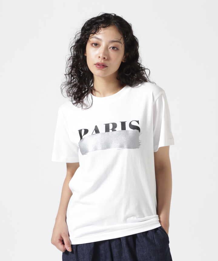 DROIT BELLO（ドロイトベロ）SILVERブラッシュPARIS Tシャツ