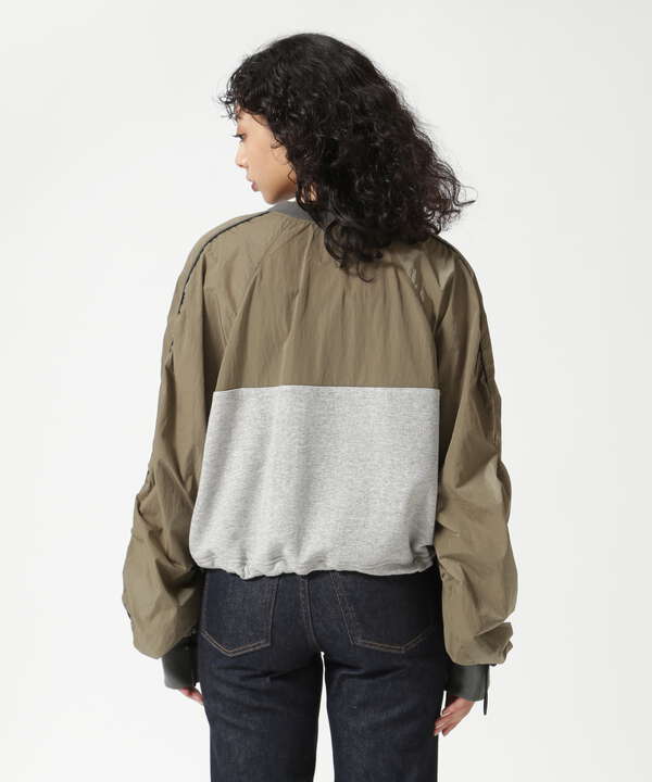 NOUNLESS（ナウンレス）SPORTY SWEAT DOCKING TOPS