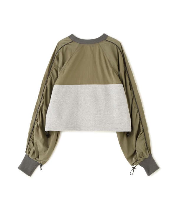 NOUNLESS（ナウンレス）SPORTY SWEAT DOCKING TOPS