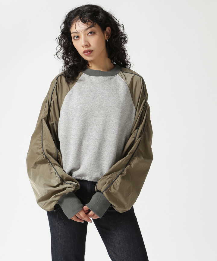 NOUNLESS（ナウンレス）SPORTY SWEAT DOCKING TOPS