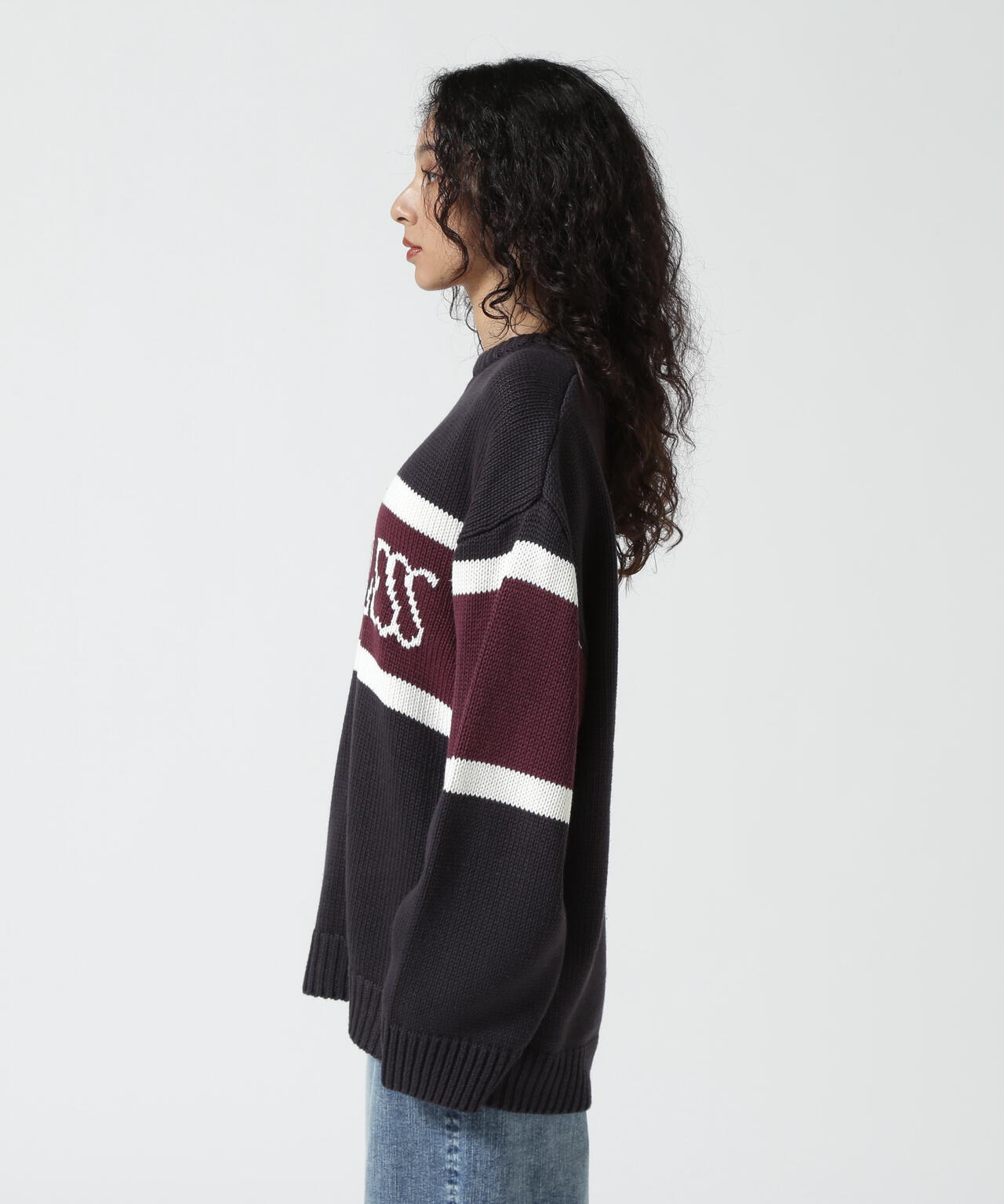 NOUNLESS（ナウンレス）NOUNLESS CLASSIC LOGO KNIT | B