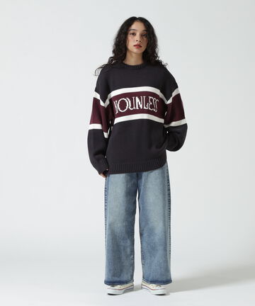 NOUNLESS（ナウンレス）NOUNLESS CLASSIC LOGO KNIT