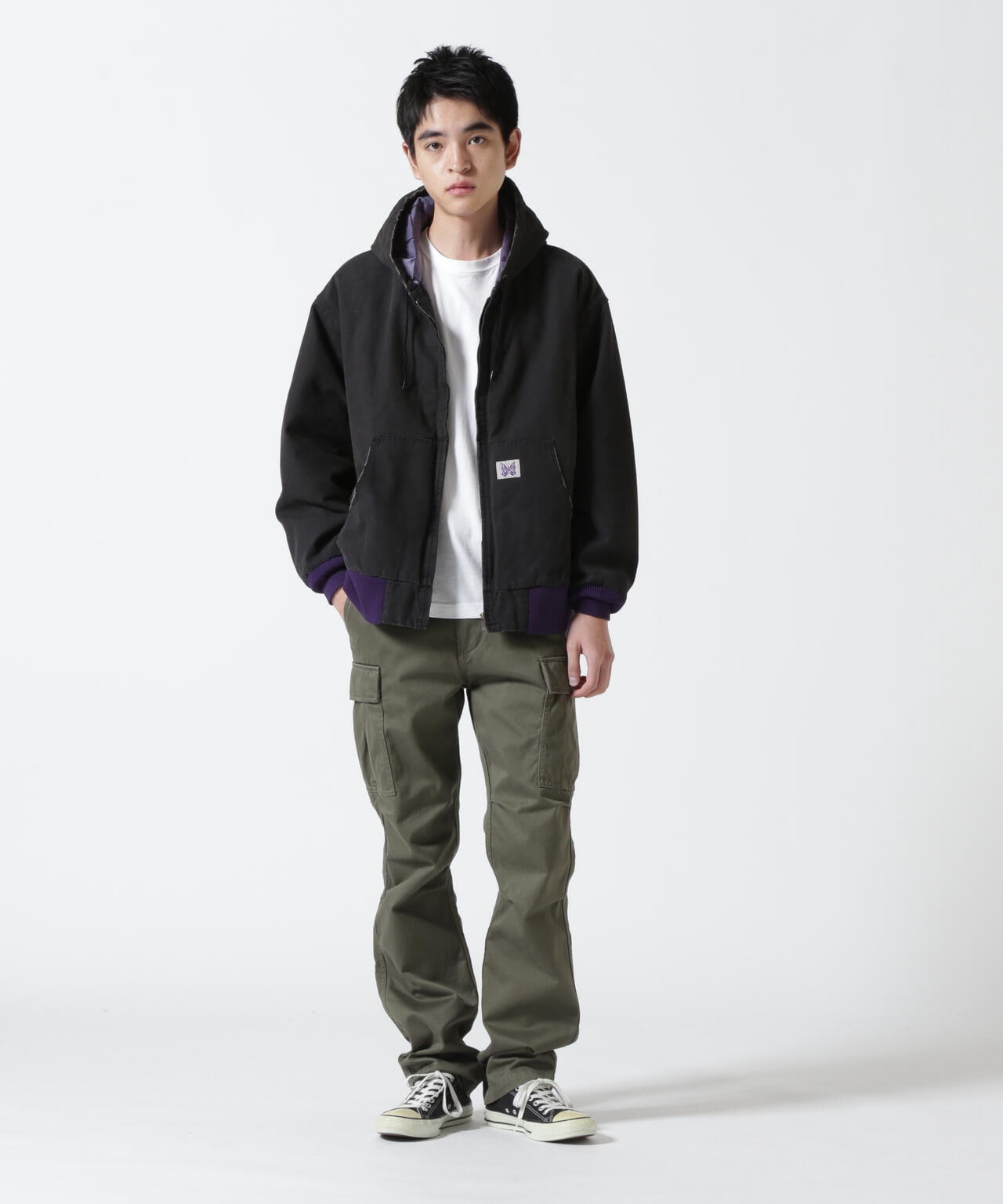 NEEDLES(ニードルズ)Zipped Work Hoody-11oz Cotton Oxford | B'2nd ( ビーセカンド ) | US  ONLINE STORE（US オンラインストア）