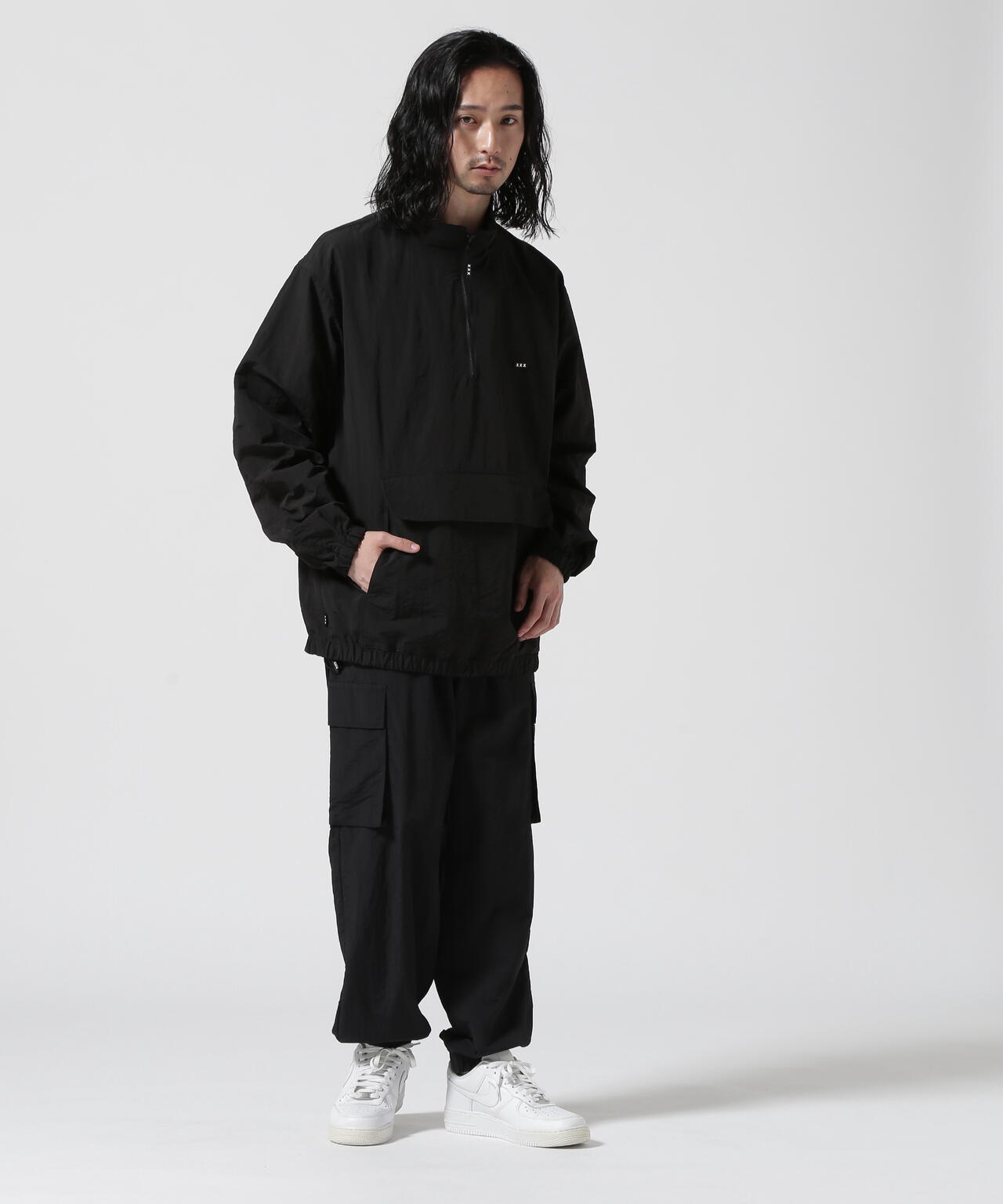 GOD SELECTION XXX / GX-S24-JK-02 HALF ZIP TRACKJKT