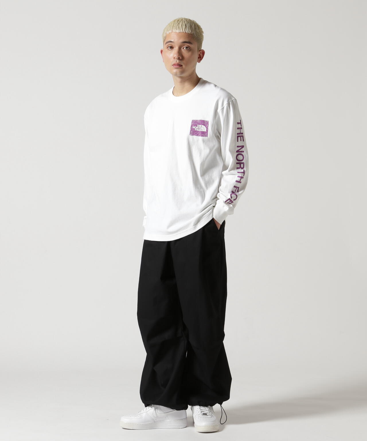 THE NORTH FACE (ザ・ノースフェイス）L/S Sleeve Graphic Tee | B'2nd