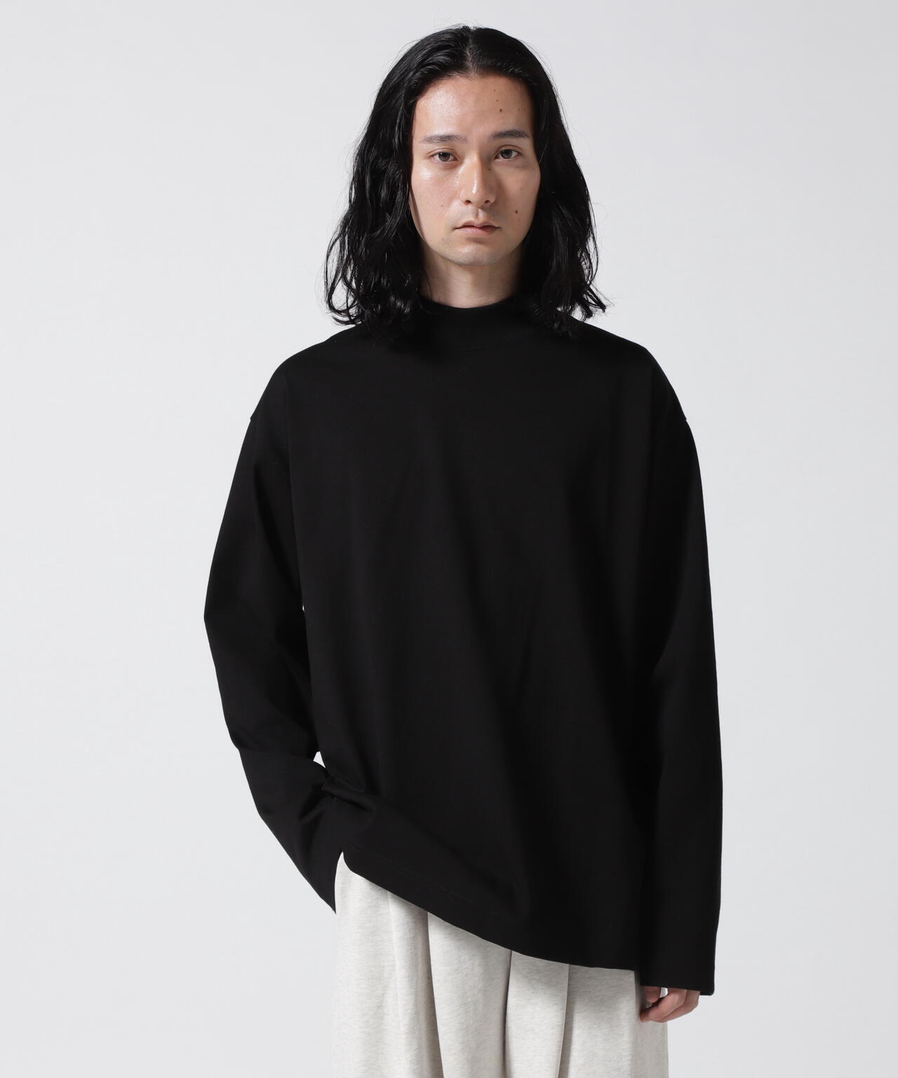 ATON (エイトン) 12/-AIR SPINNING / MOCKNECK PULLOVER