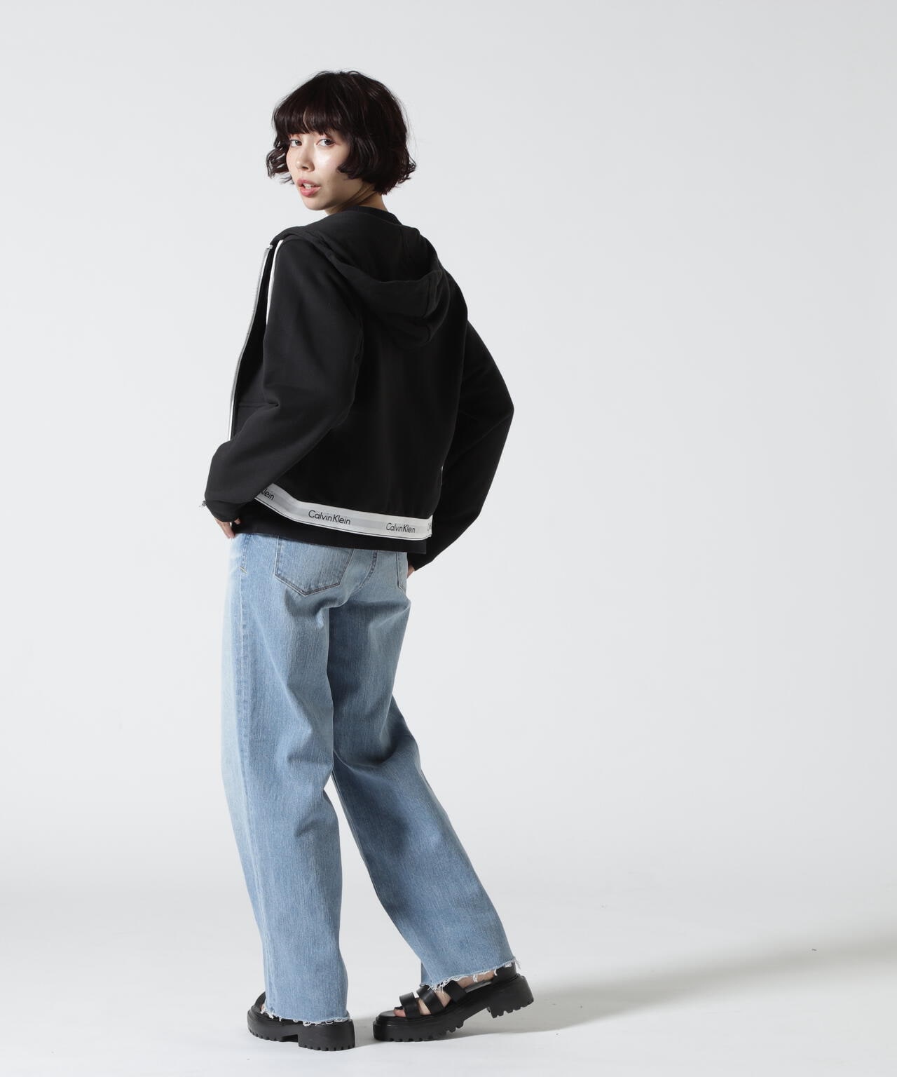 Calvin Klein（カルバンクライン）MODERN COTTON LOUNGEWEAR - ジップアップトップフーディ/QS566 |  B'2nd ( ビーセカンド ) | US ONLINE STORE（US オンラインストア）