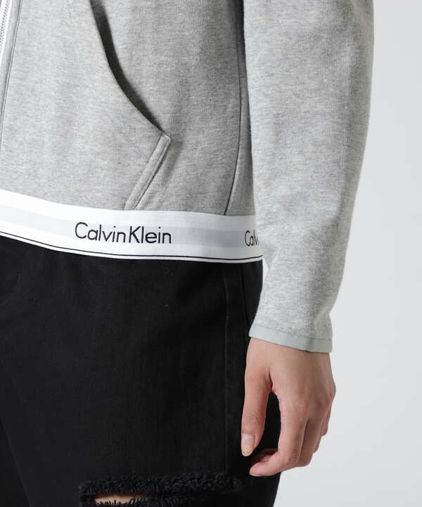 Calvin Klein（カルバンクライン）MODERN COTTON LOUNGEWEAR - ジップアップトップフーディ/QS566