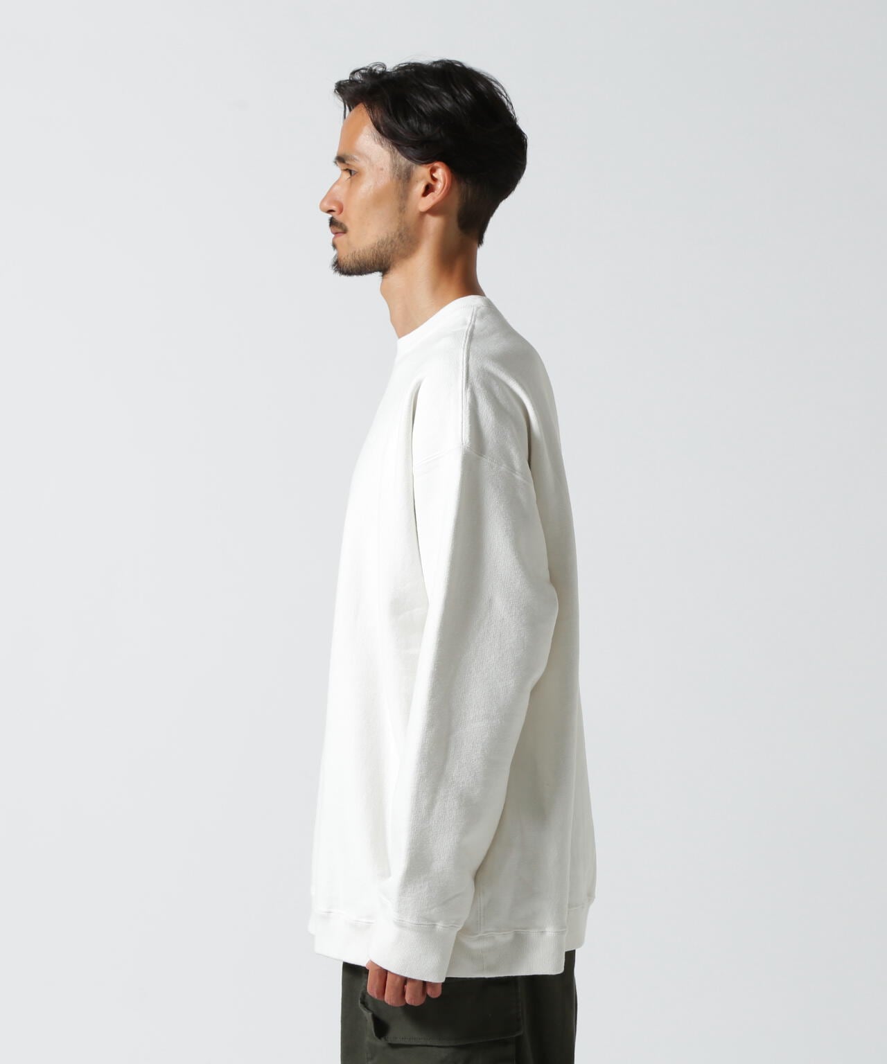 ATON (エイトン) GARMENT DYED URAKE OVERSIZED PULLOVER | B'2nd ( ビーセカンド ) | US  ONLINE STORE（US オンラインストア）