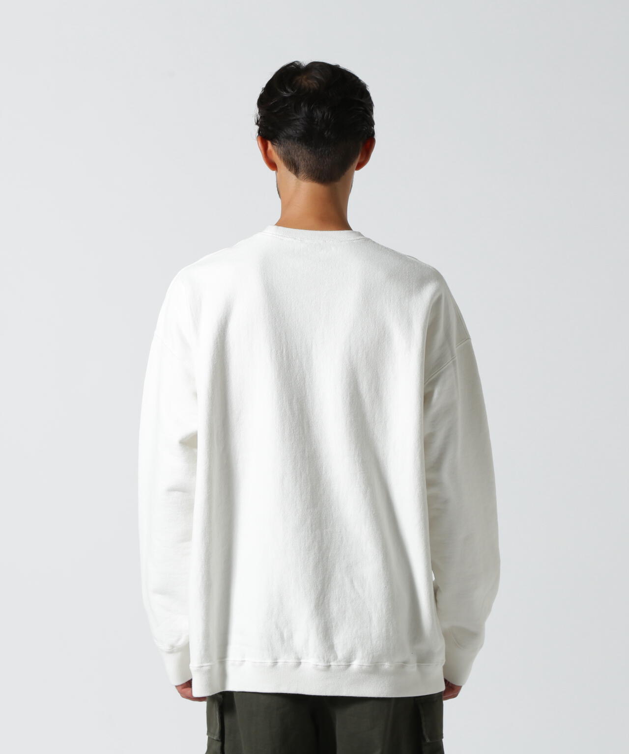 ATON (エイトン) GARMENT DYED URAKE OVERSIZED PULLOVER | B'2nd ( ビーセカンド ) | US  ONLINE STORE（US オンラインストア）