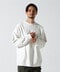 ATON (エイトン) GARMENT DYED URAKE  OVERSIZED PULLOVER