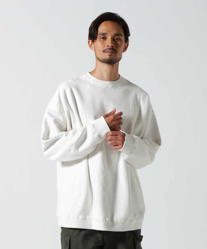 ATON (エイトン) GARMENT DYED URAKE OVERSIZED PULLOVER | B'2nd ( ビーセカンド ) | US  ONLINE STORE（US オンラインストア）