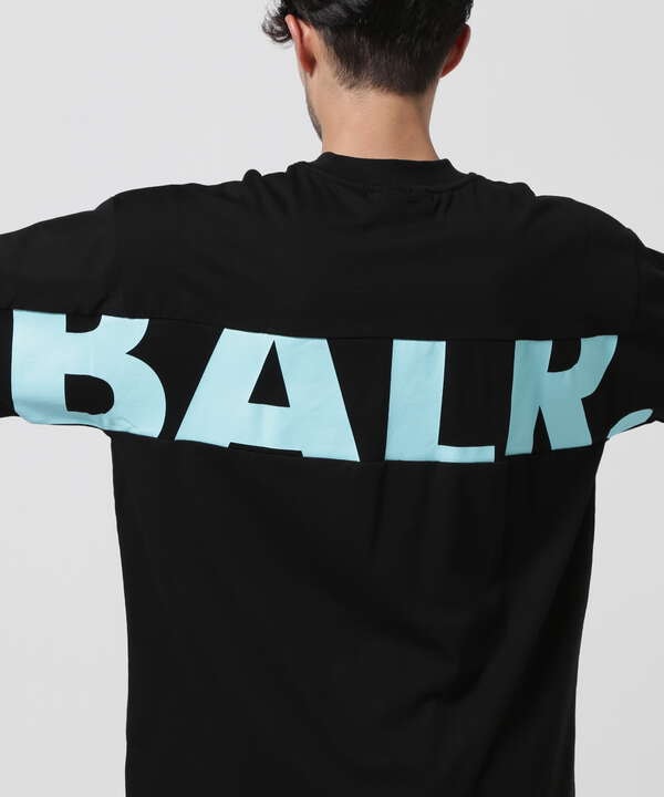 BALR.【日本限定】GAME DAY BOX FIT LONGSLEEVE Jet Black