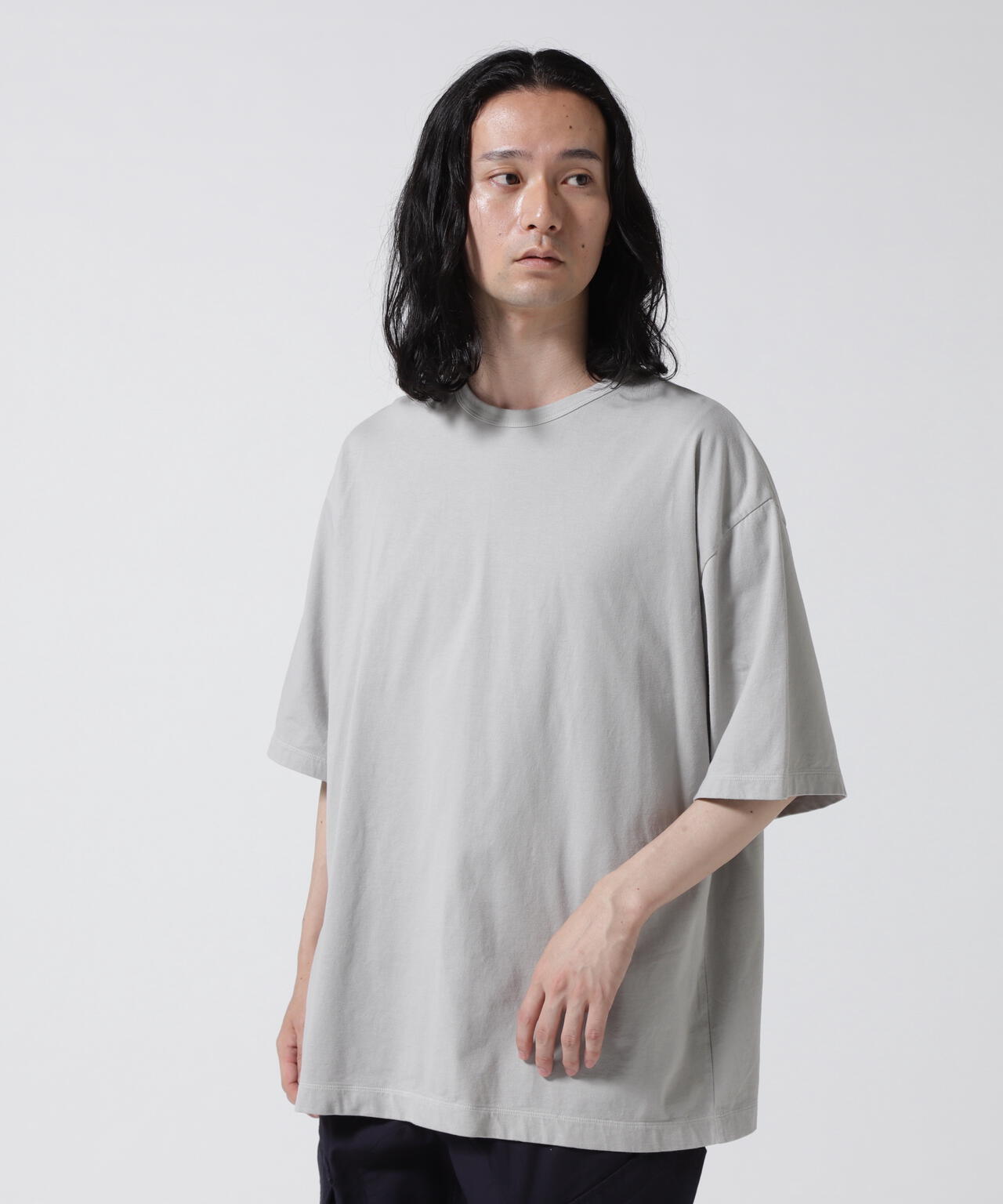 ATON (エイトン) NATURAL DYED NUBUCK / CREWNECK T-SHIRT | B'2nd ( ビーセカンド ) | US  ONLINE STORE（US オンラインストア）