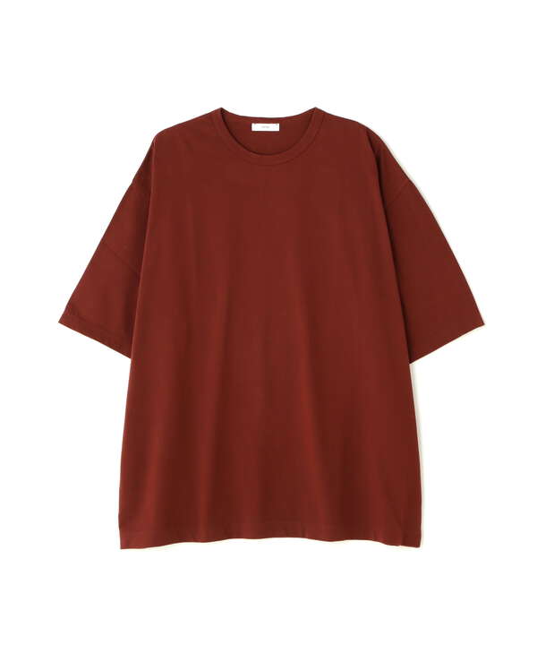 ATON (エイトン) NATURAL DYED NUBUCK / CREWNECK T-SHIRT