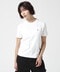Calvin Klein（カルバンクライン）アーカイブロゴスリムTシャツ/40WH105