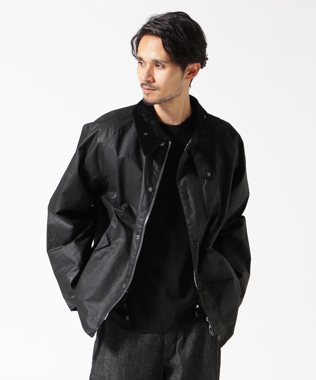 Barbour（バブアー）【TRANSPORT / トランスポート】ワックス コットン ショート ブルゾン | B'2nd ( ビーセカンド ) |  US ONLINE STORE（US オンラインストア）