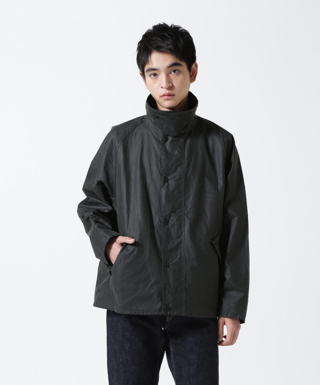 Barbour（バブアー）【TRANSPORT / トランスポート】ワックス コットン ショート ブルゾン | B'2nd ( ビーセカンド ) |  US ONLINE STORE（US オンラインストア）