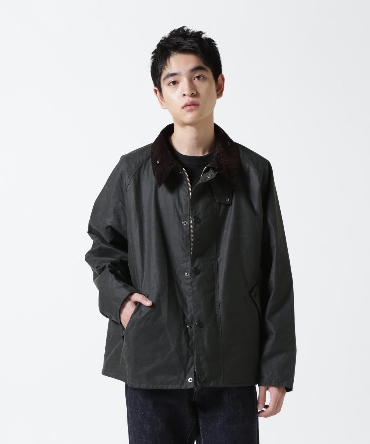 Barbour（バブアー）【TRANSPORT / トランスポート】ワックス コットン ショート ブルゾン | B'2nd ( ビーセカンド ) |  US ONLINE STORE（US オンラインストア）