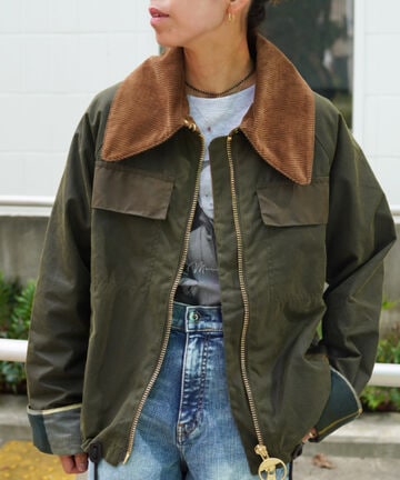 BARBOUR (バブアー) Beauly ワックス コットン ブルゾン