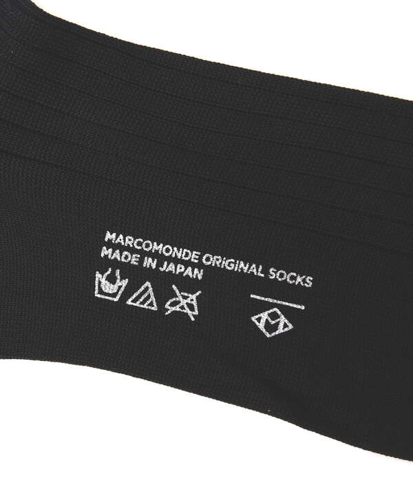 MARCOMONDE（マルコモンド）high quality cotton ribbed socks