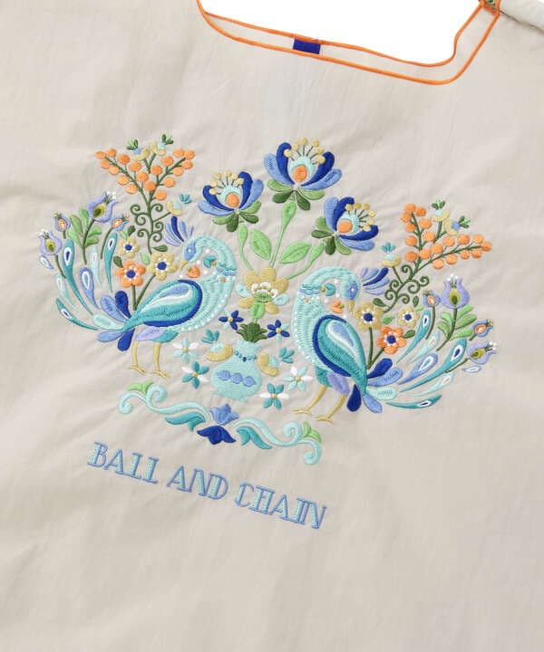 Ball&Chain(ボールアンドチェーン) TWITTER/Lサイズ/刺繍BAG