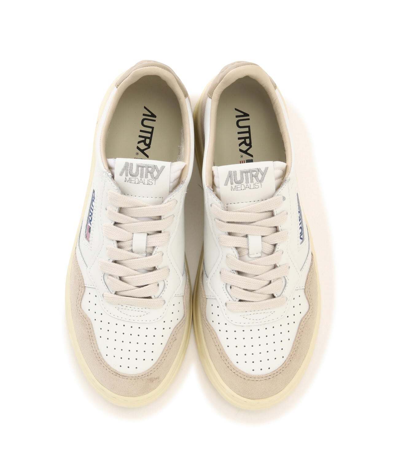 AUTRY (オートリー) WOMEN'S スニーカー MEDALIST_LOW_LEATHER/SUEDE 