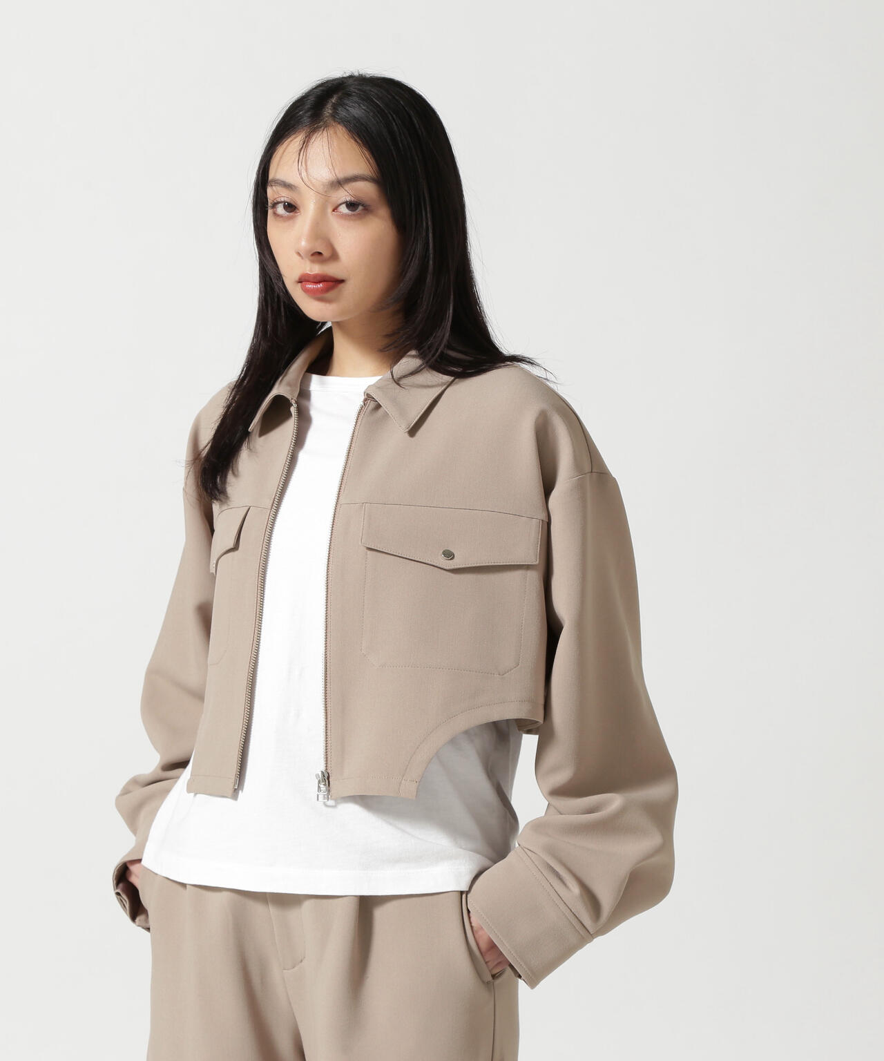 B shop別注 かたう / Pheeta バンドカラーシャツDaniele メンズ 