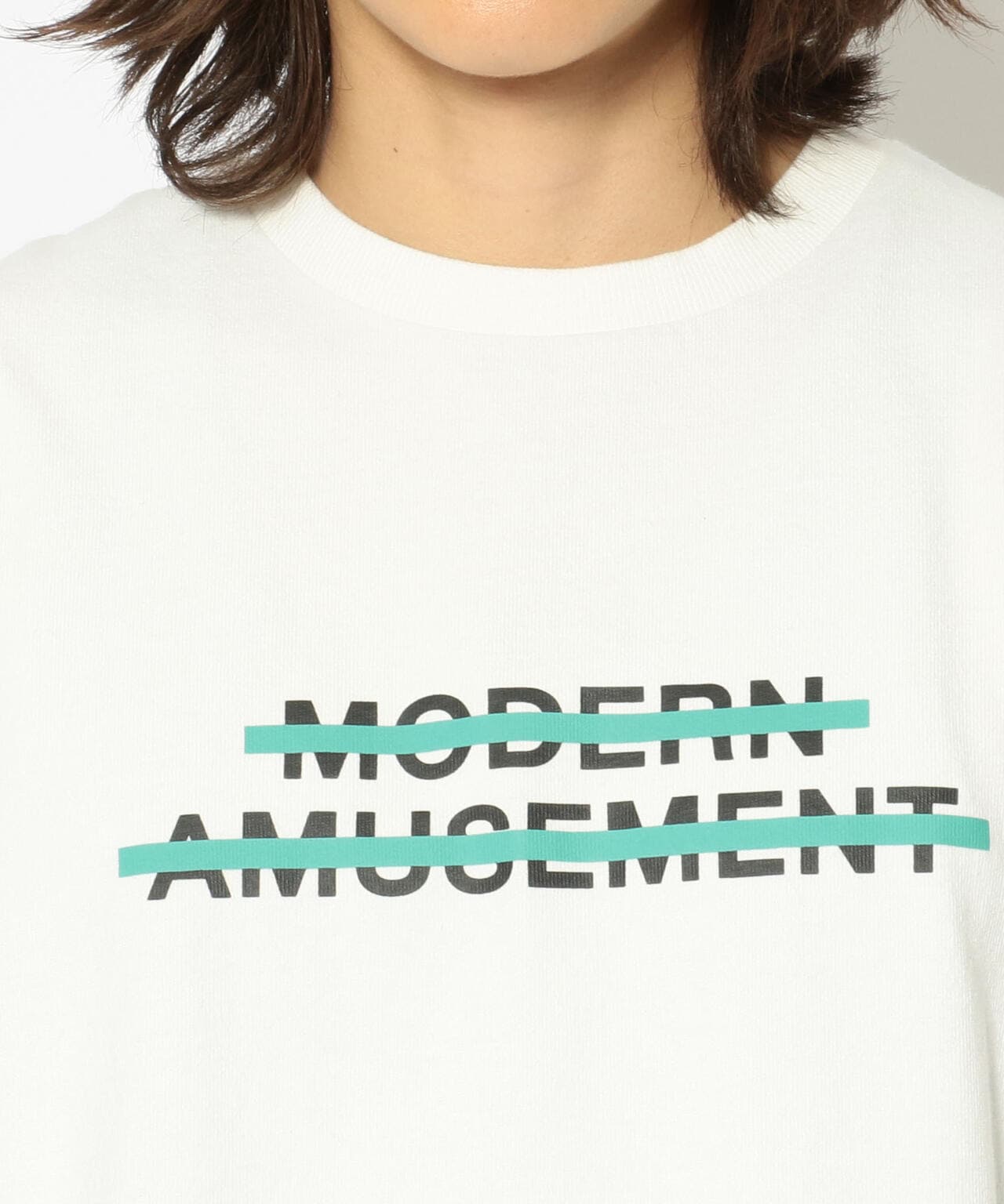 ModernAmusement/モダンアミューズメント/LINE LOGO TEE | RAWLIFE