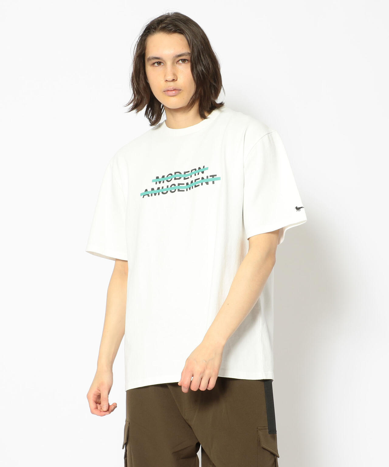 ModernAmusement/モダンアミューズメント/LINE LOGO TEE - organicfarmermag.com