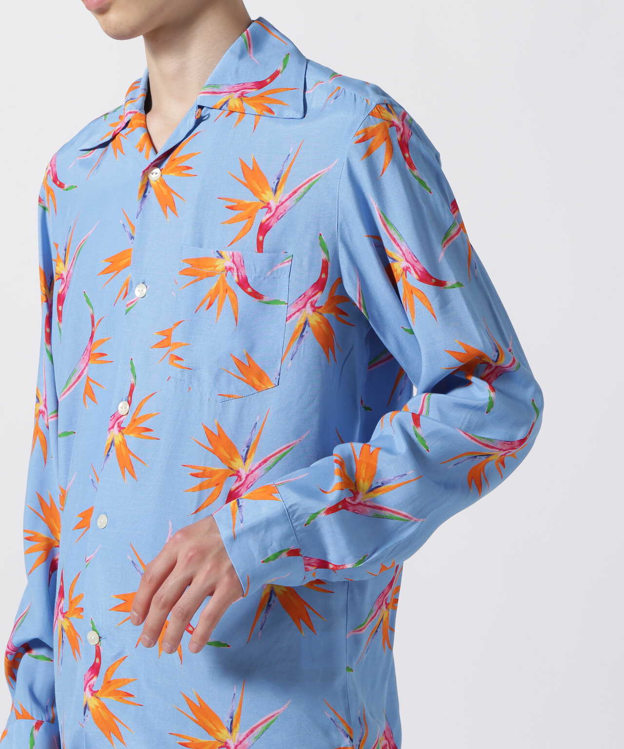 Aloha Blossom/アロハ ブロッサム/“BIRDS OF PARADISE” L/S | RAWLIFE