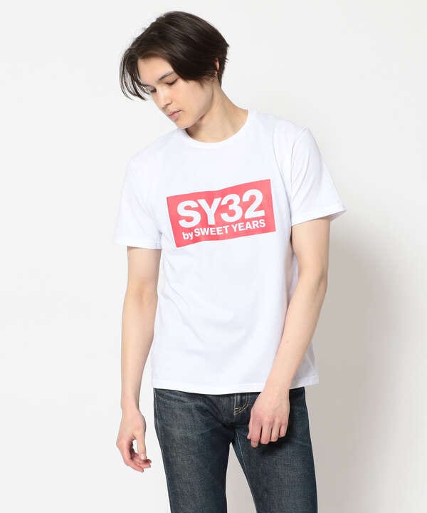 SY32 by SWEET YEARS /エスワイサーティトゥバイ スィートイヤーズ/COLOR BOX LOGO TEE