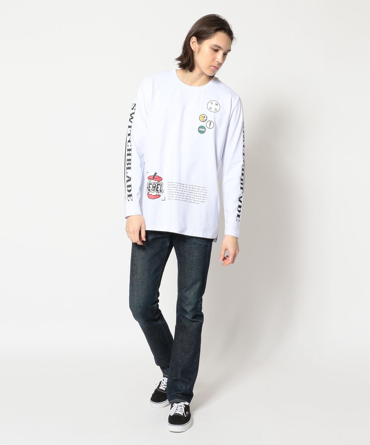 SWITCHBLADE/スイッチブレード/PATCHES L/S TEE | ROYAL FLASH