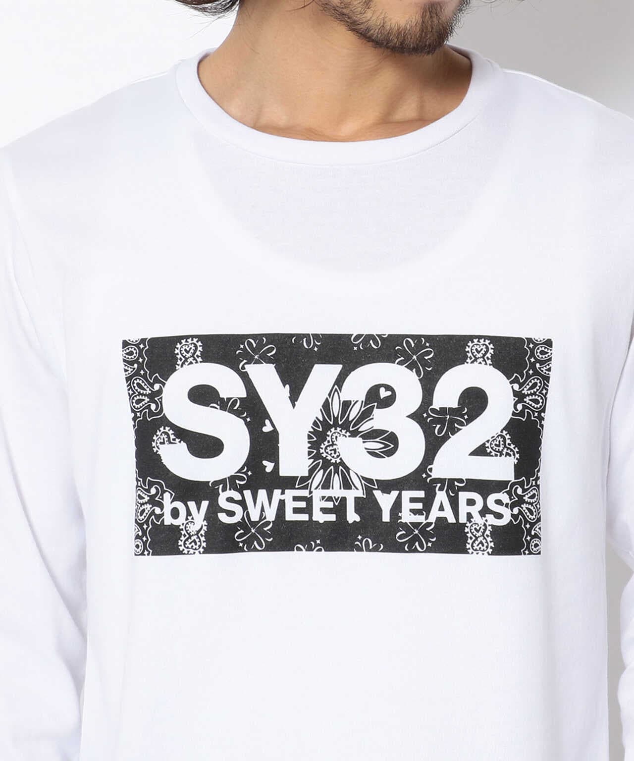 新品☆SY32 by SWEETYEARS BOXロゴ L/S TEE - Tシャツ/カットソー(七分