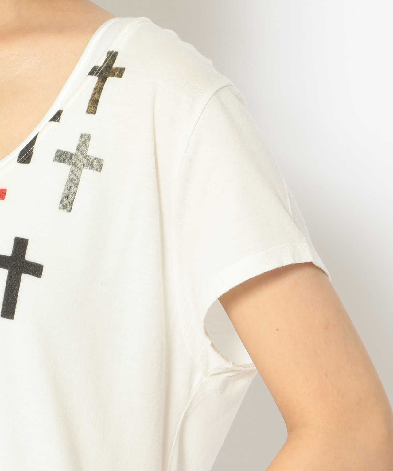 gunda/ガンダ/MULCH CROSS T-SHIRT/W | ROYAL FLASH ( ロイヤルフラッシュ ) | US ONLINE  STORE（US オンラインストア）