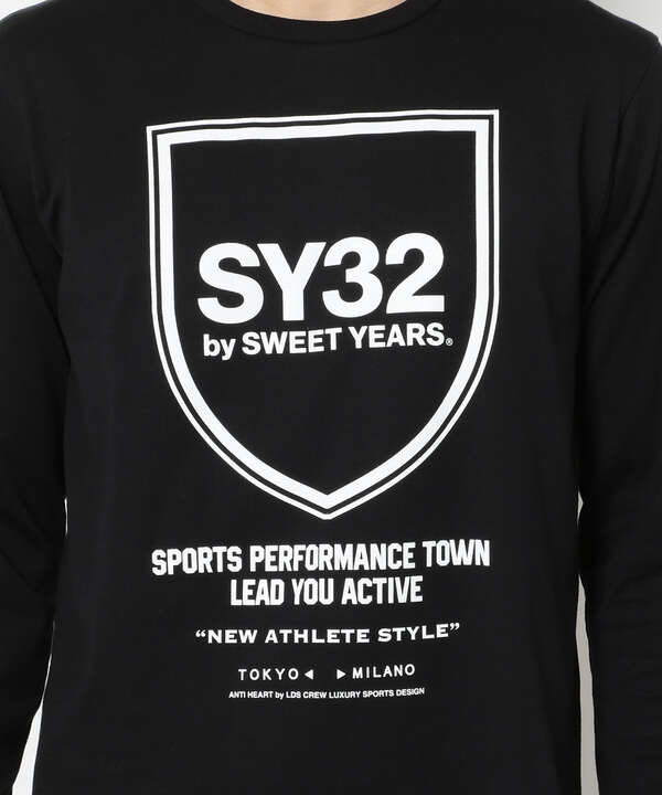 SY32 by SWEET YEARS /エスワイサーティトゥバイ スィートイヤーズ /SHIELD EMBLEM L/S TEE