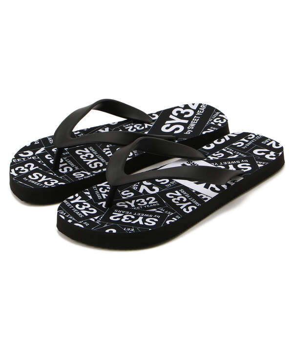 SY32 by SWEET YEARS /エスワイサーティトゥ バイ スィートイヤーズ/BEACH SANDALS(BOX LOGO)