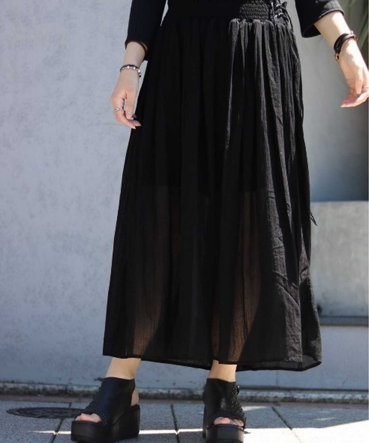 別注】KMRii/ケムリ/Lace up Long Skirt/RFL | ROYAL FLASH ( ロイヤル