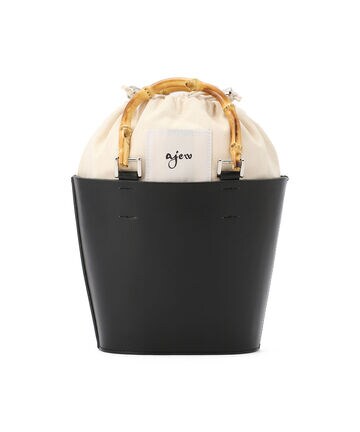 ajew/エジュー/TAN leather basket(S)