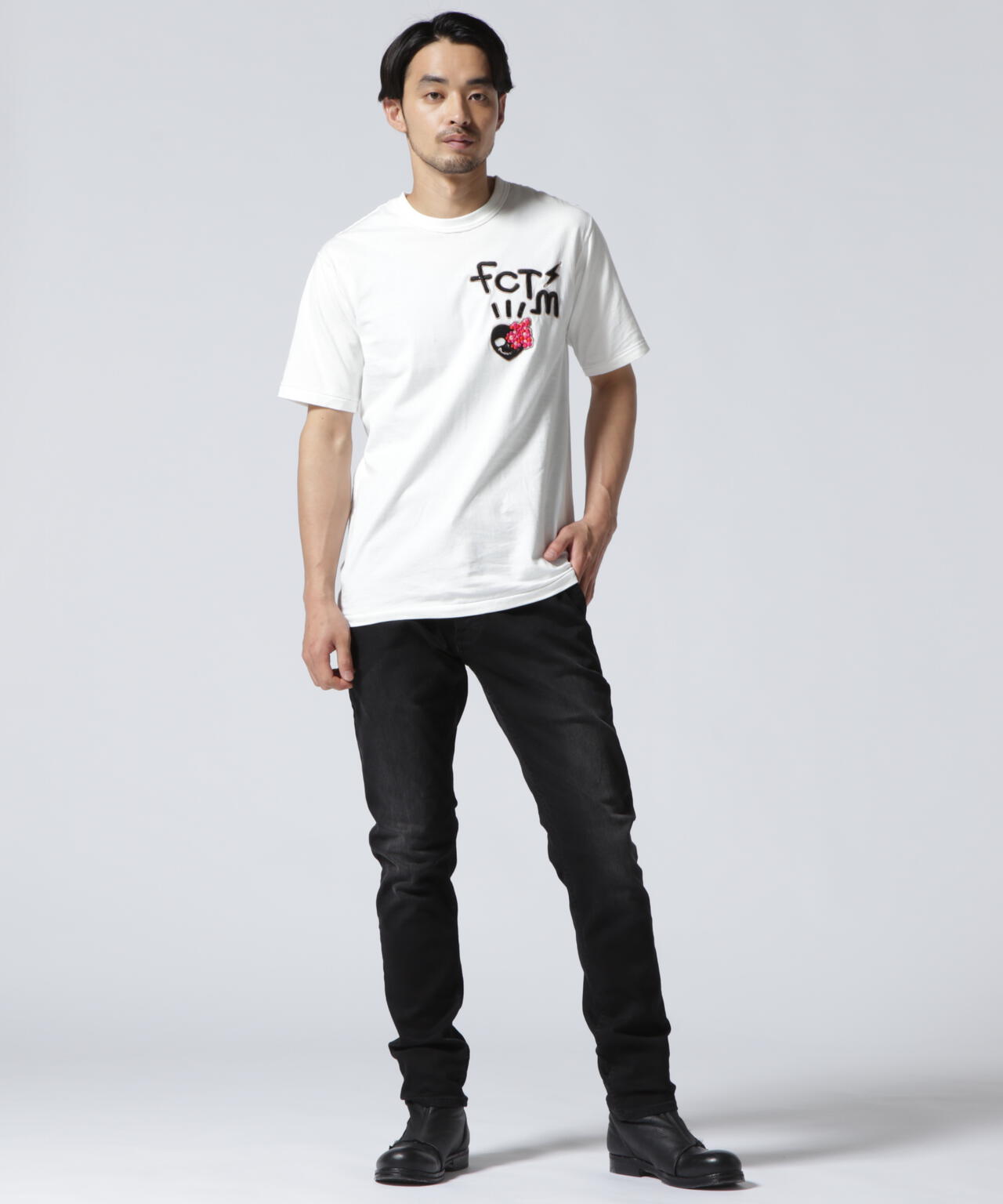 FranCisT_MOR.K.S./フランシスト モークス/FCT M EMB S/S Tシャツ