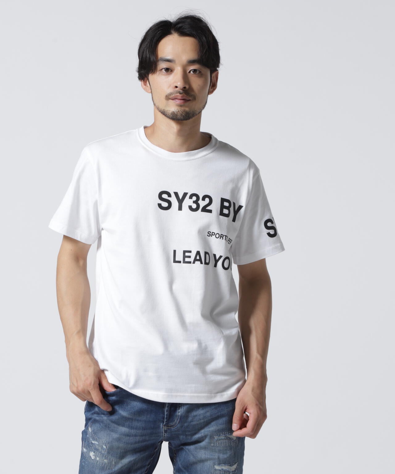 SY32 by SWEET YEARS】AROUND LOGO TEE bpbd.kendalkab.go.id