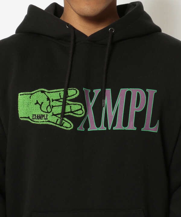 EXAMPLE/エグザンプル/SIGN LOGO HOODIE