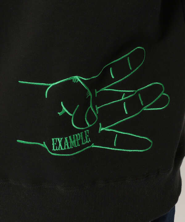 EXAMPLE/エグザンプル/SIGN LOGO HOODIE